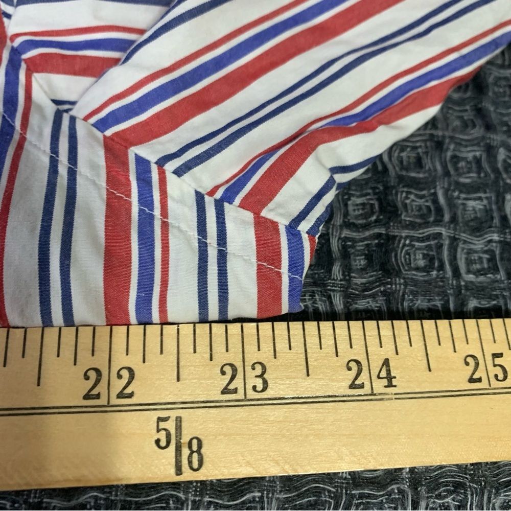 Emidio Tucci Sport Striped Casual Button Down Shirt M #609 - Picture 10 of 11